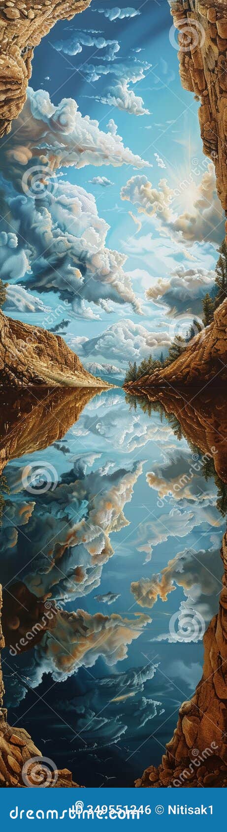 dive deep into the realm of surrealism through a wideangle perspective that distorts intrigues and mesmerizes create a visual