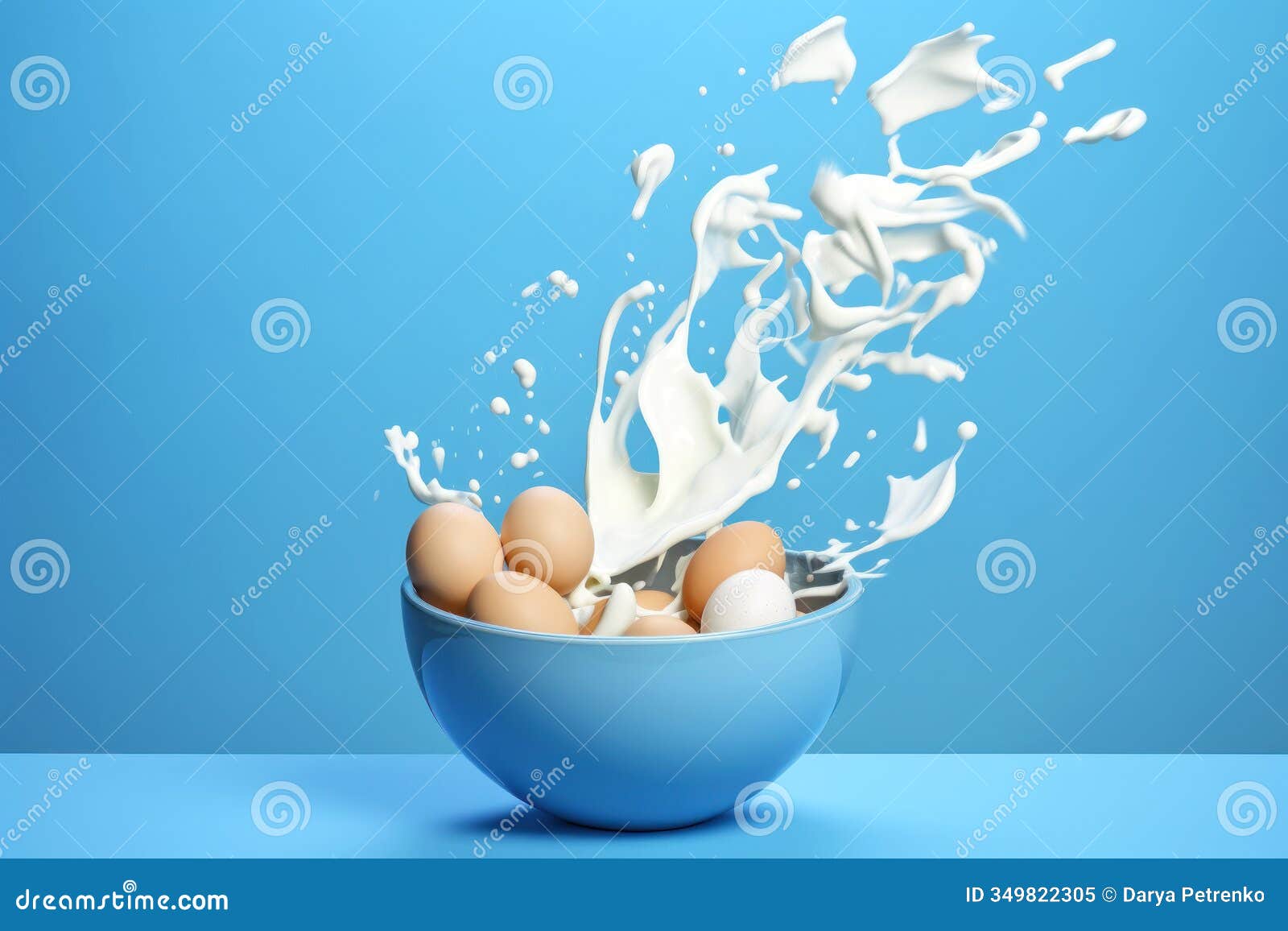 dive into the dynamic splash of milk and eggs