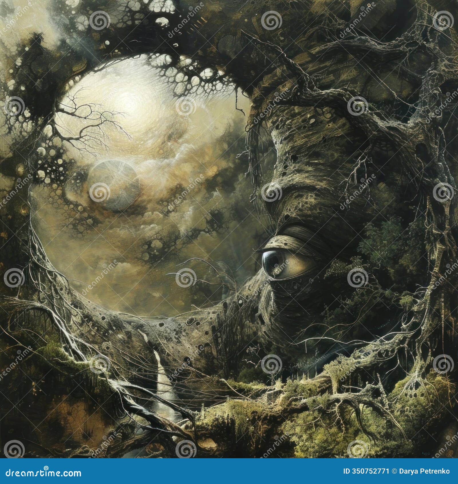 dive into a surreal fantasy world where nature and imagination intertwine seamlessly
