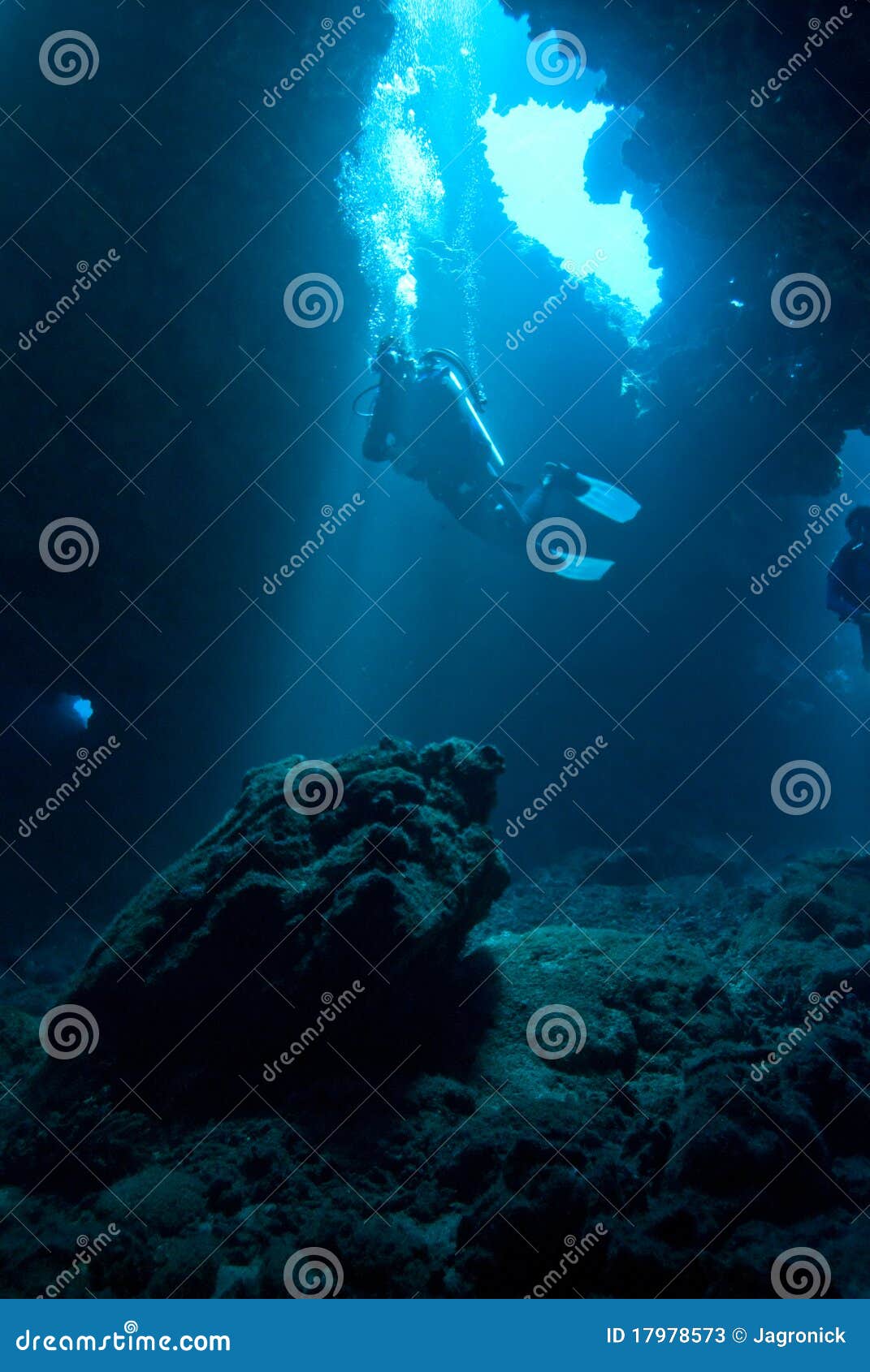 diver at first cathedrals