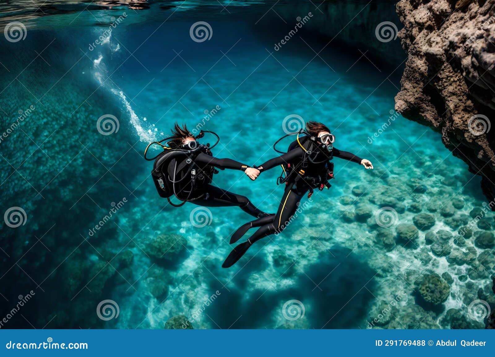 A Diver Gracefully Arcing through Stock Illustration Illustration of