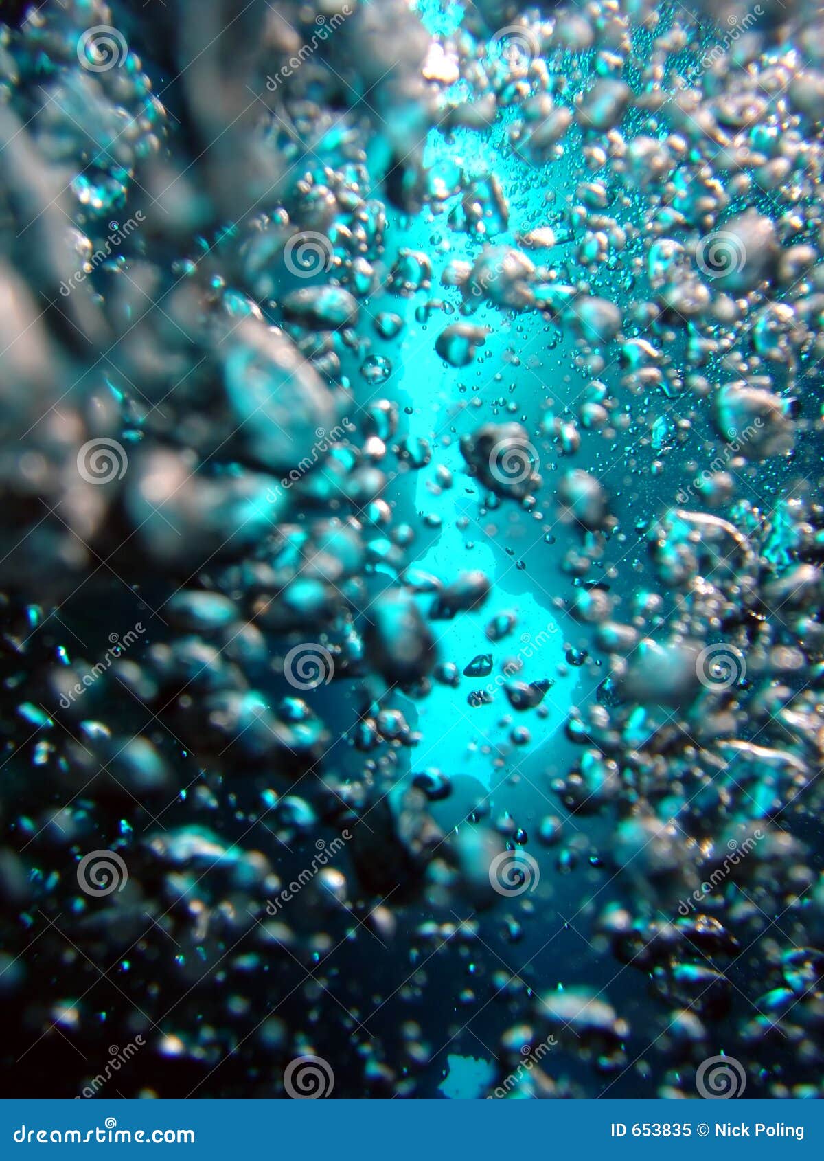 diver's bubbles