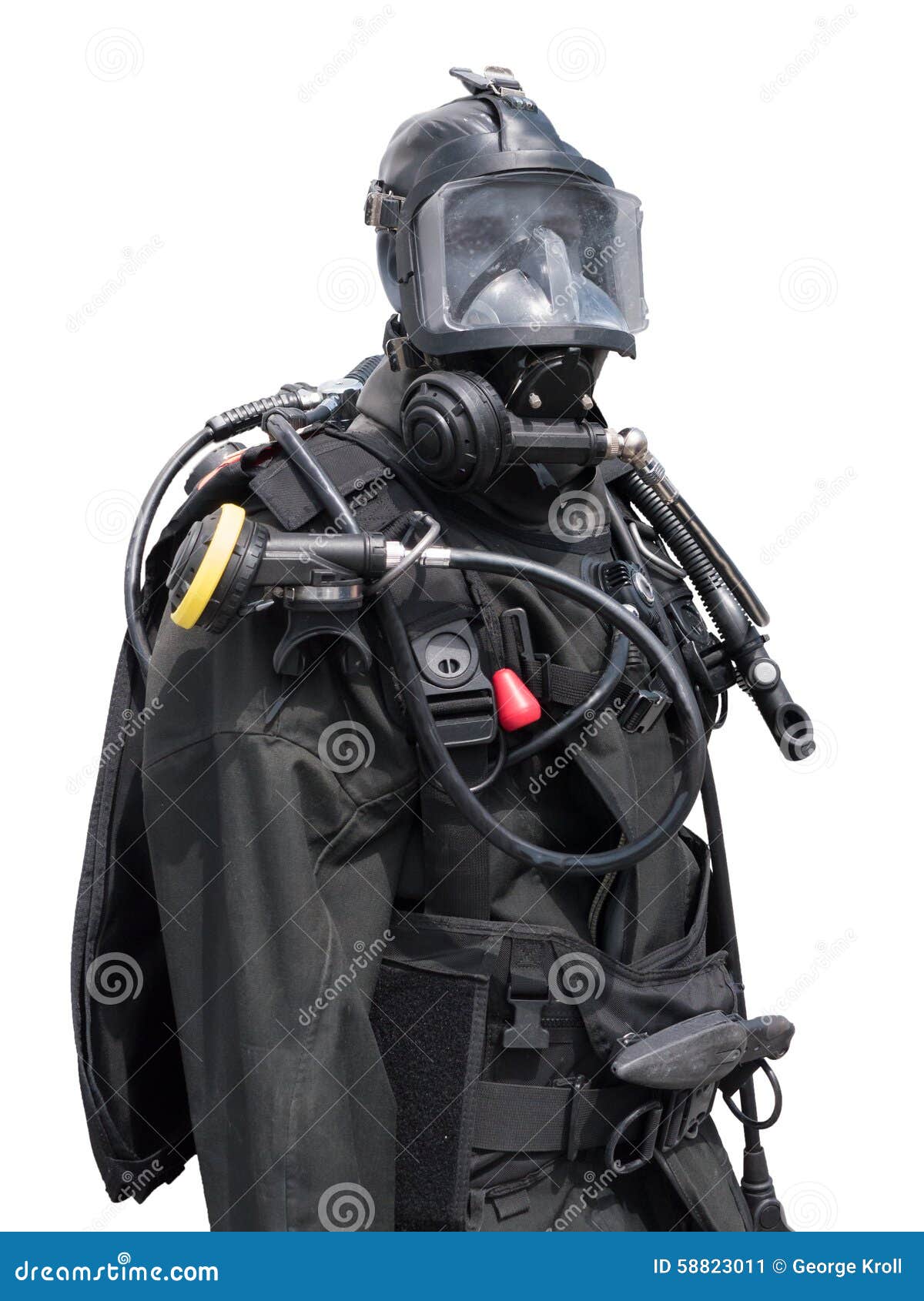 Diver Suit stock image. Image of hose, suit, gear, snorkel 58823011
