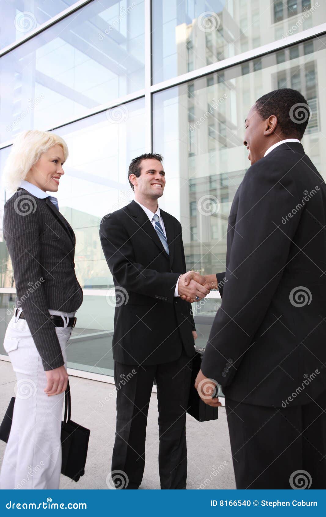 Diverse Business Team Shaking Hands Stock Photo - Image: 8166540