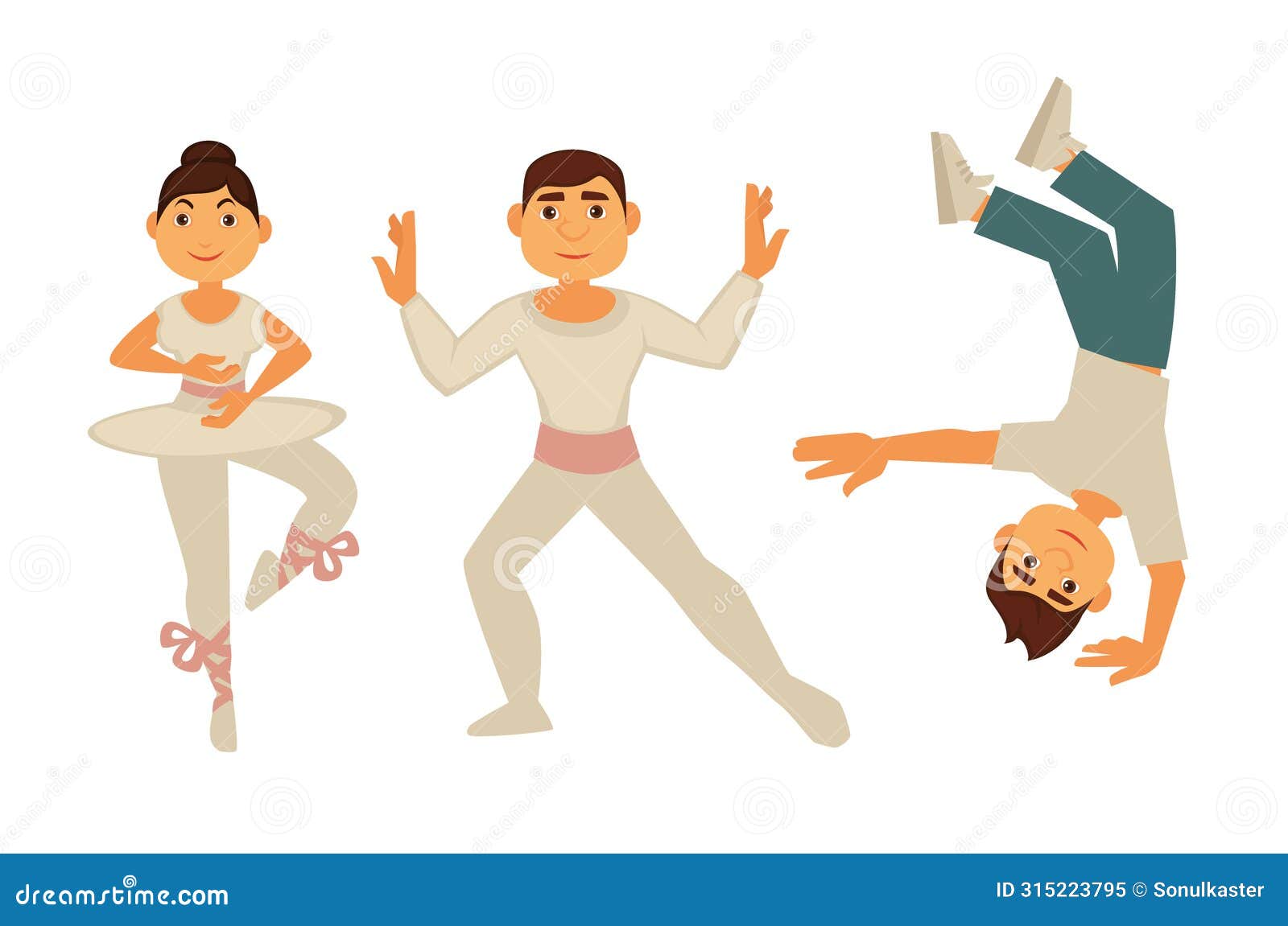 Dance Styles Cliparts Collection. Silhouettes Of Tango, Jazz, Swing ...