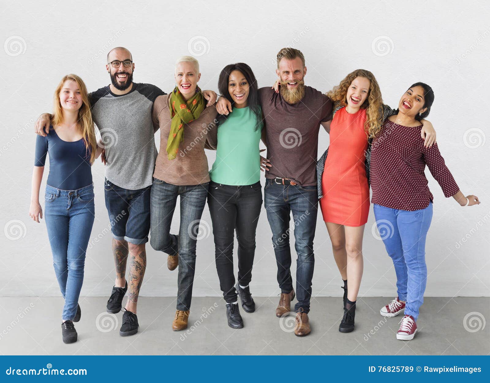 diverse group of people community togetherness concept