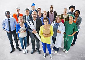 People Of Different Professions Royalty Free Stock Image 