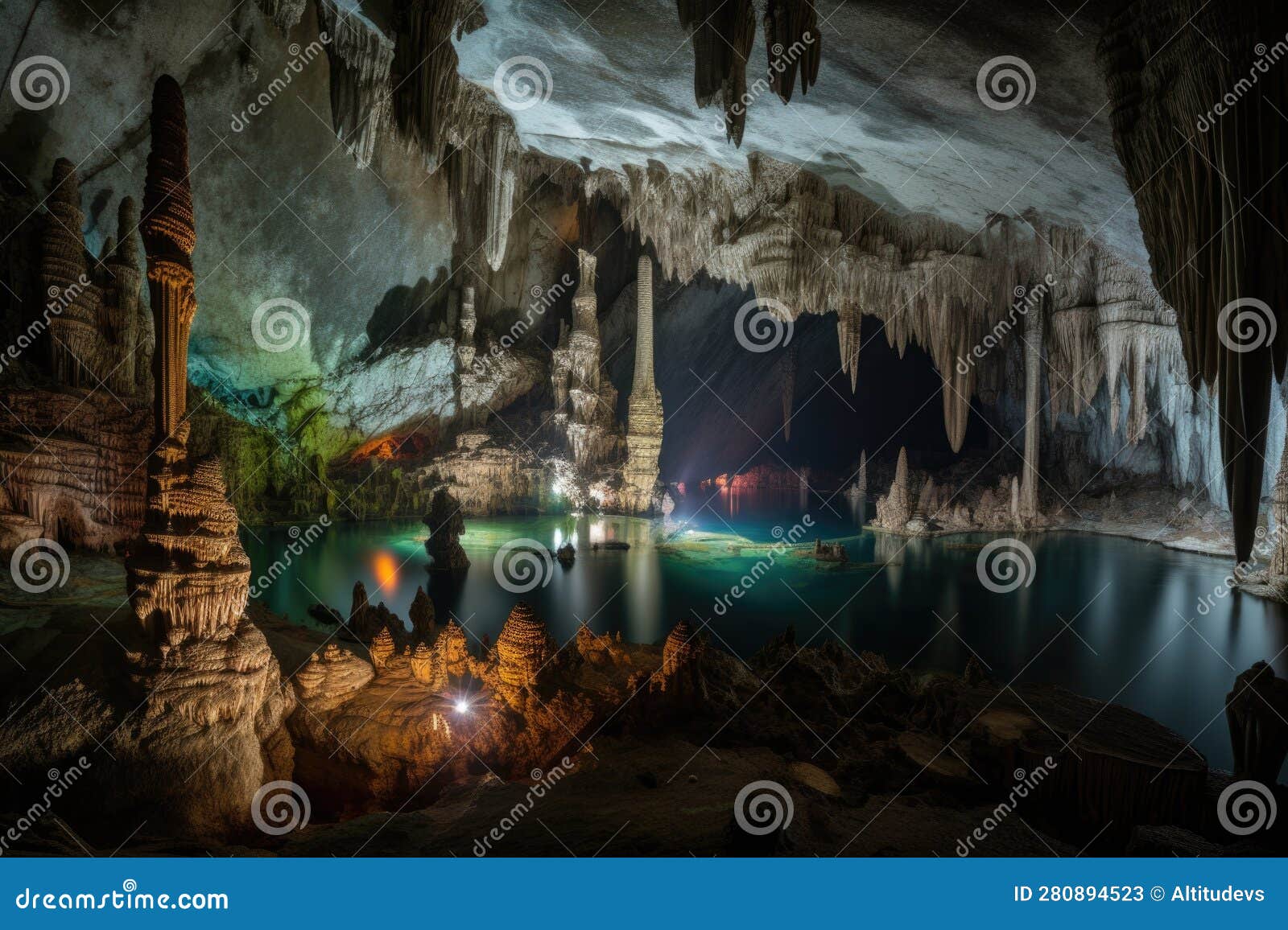 Diverse Range of Underwater Caves, with Dazzling and Unique Formations