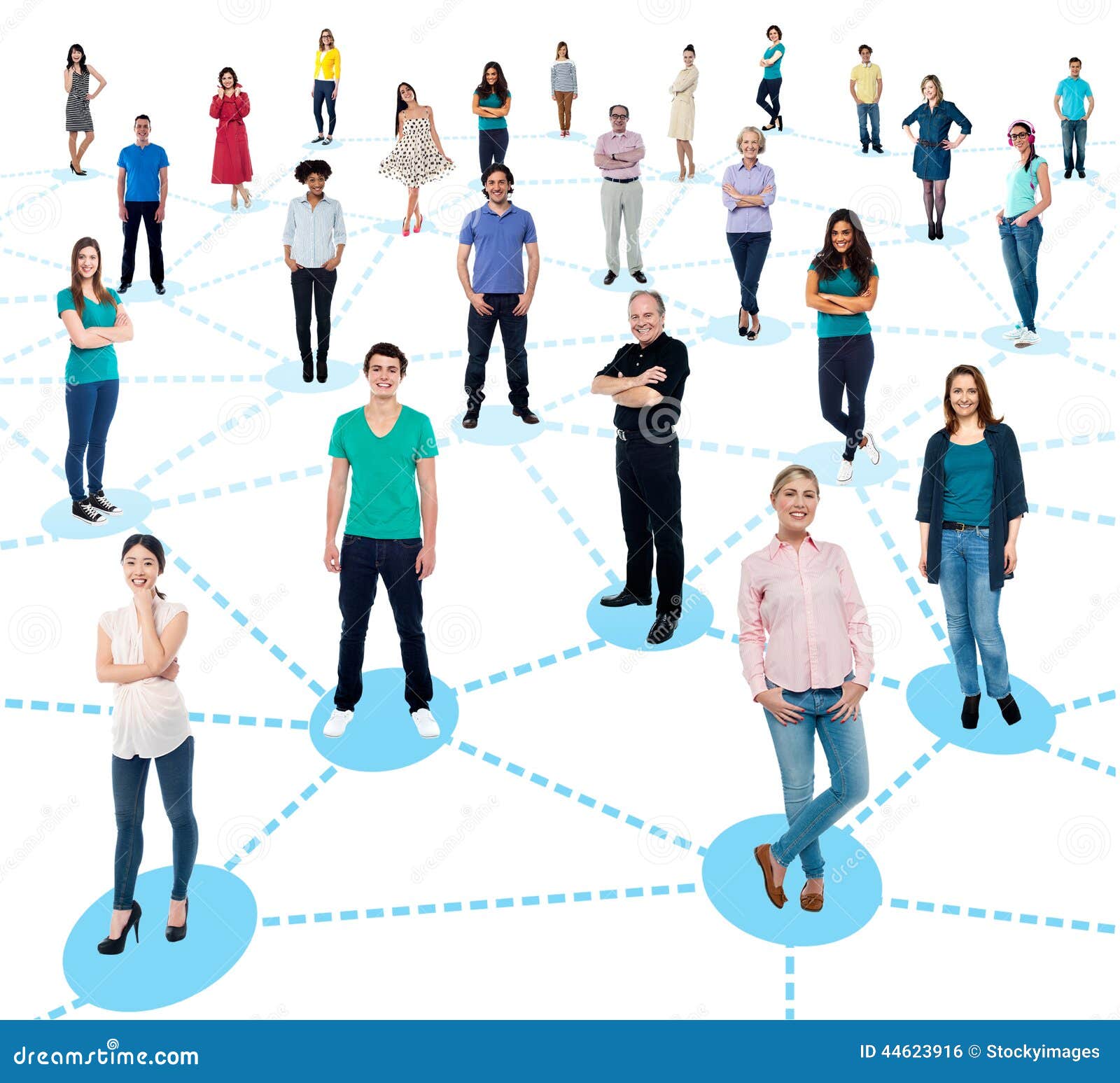 Diversified People Networking Stock Photo Image 44623916