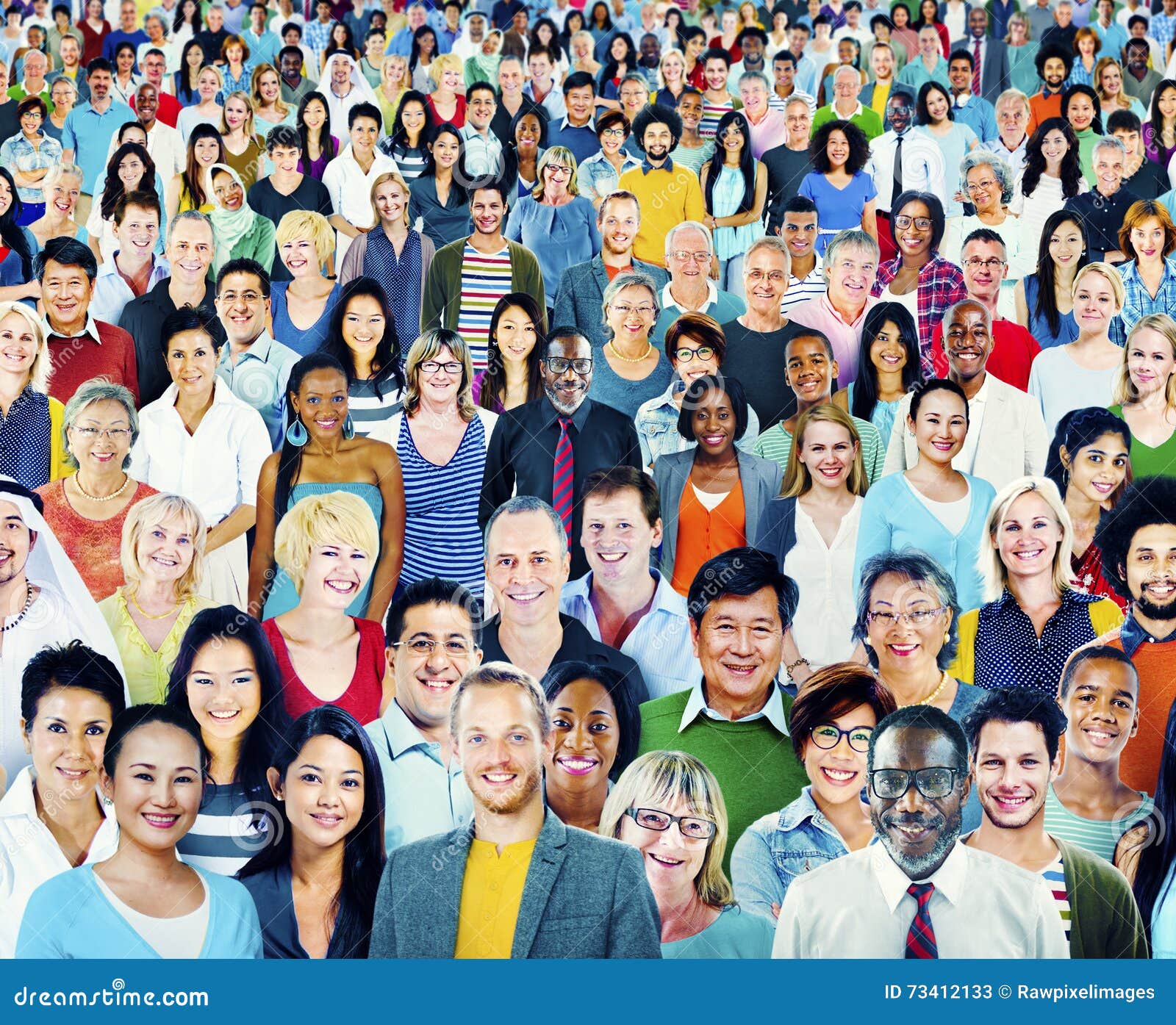 Diversity Large Group of People Multiethnic Concept Stock Image - Image of  adult, ethnicity: 73412133