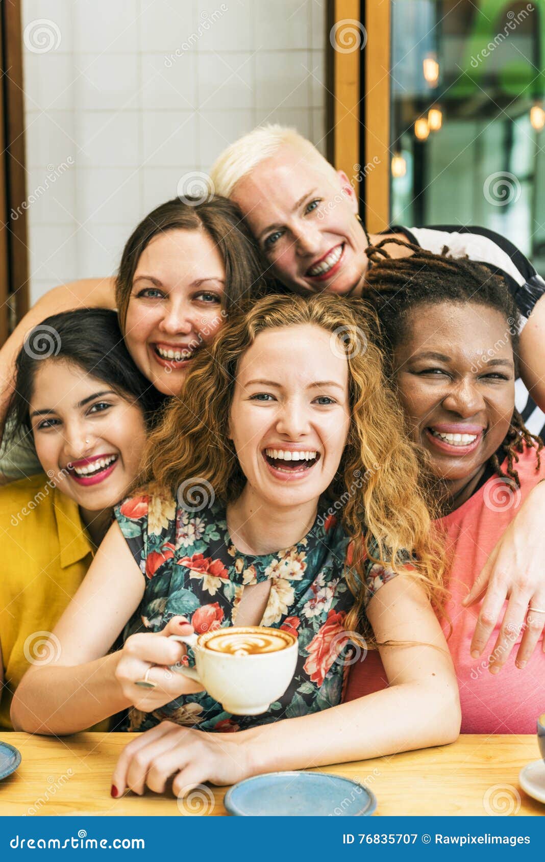 diversity women socialize unity together concept