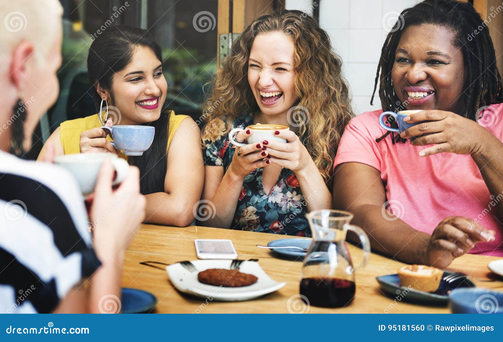 diversity women socialize unity together concept