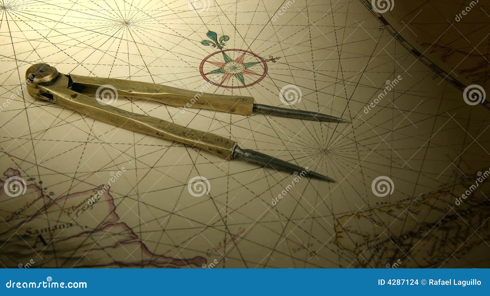 Dividers on a map stock photo. Image of caribbean, dividers 4287124