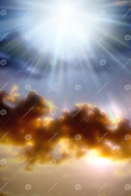 Divine light stock photo. Image of clouds, love, light - 5622680