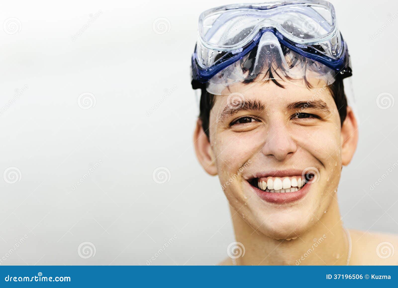Diving stock photo. Image of face, water, head, concept 37196506
