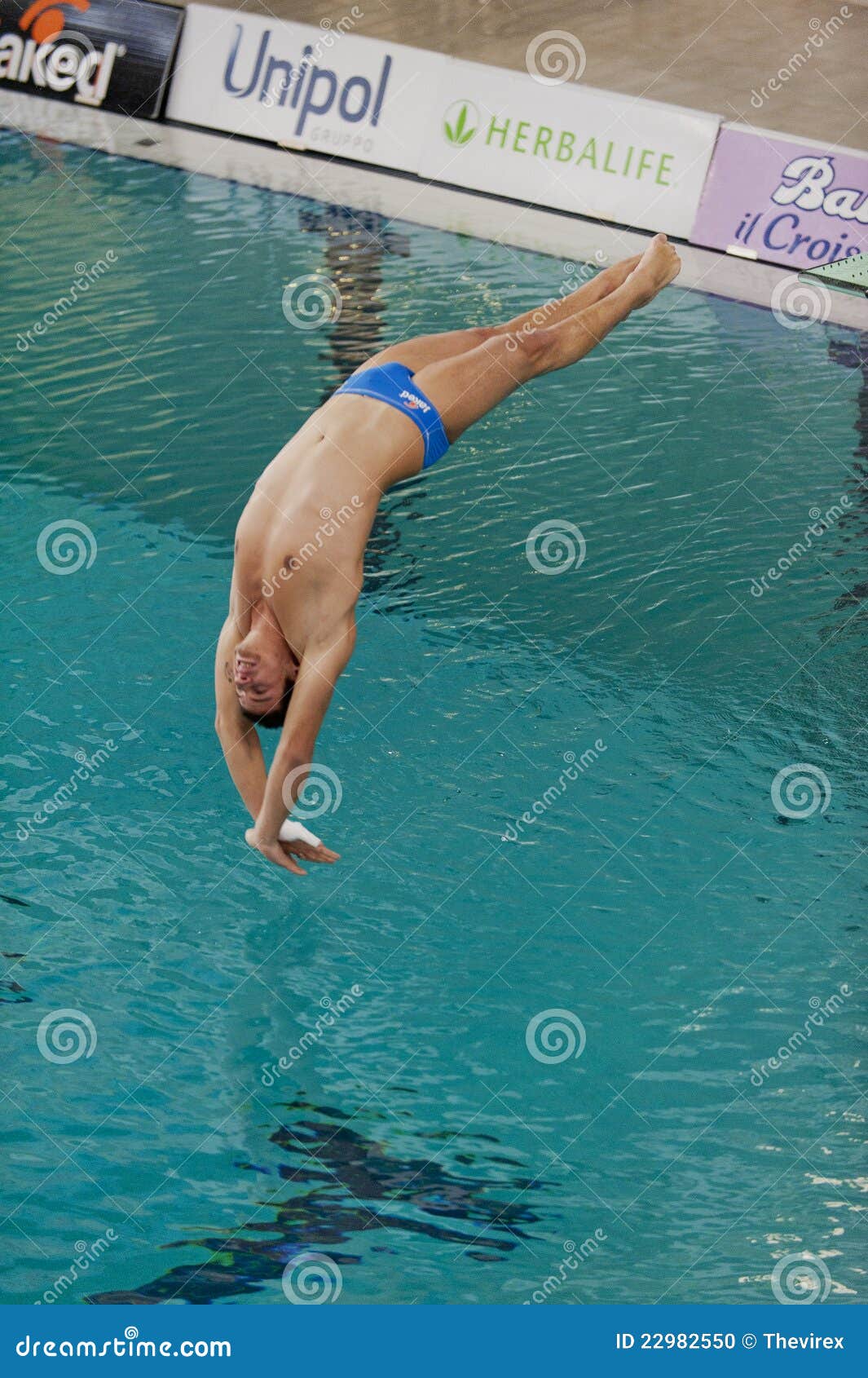 Diving Italian Indoor Championships Editorial Image Image of jump