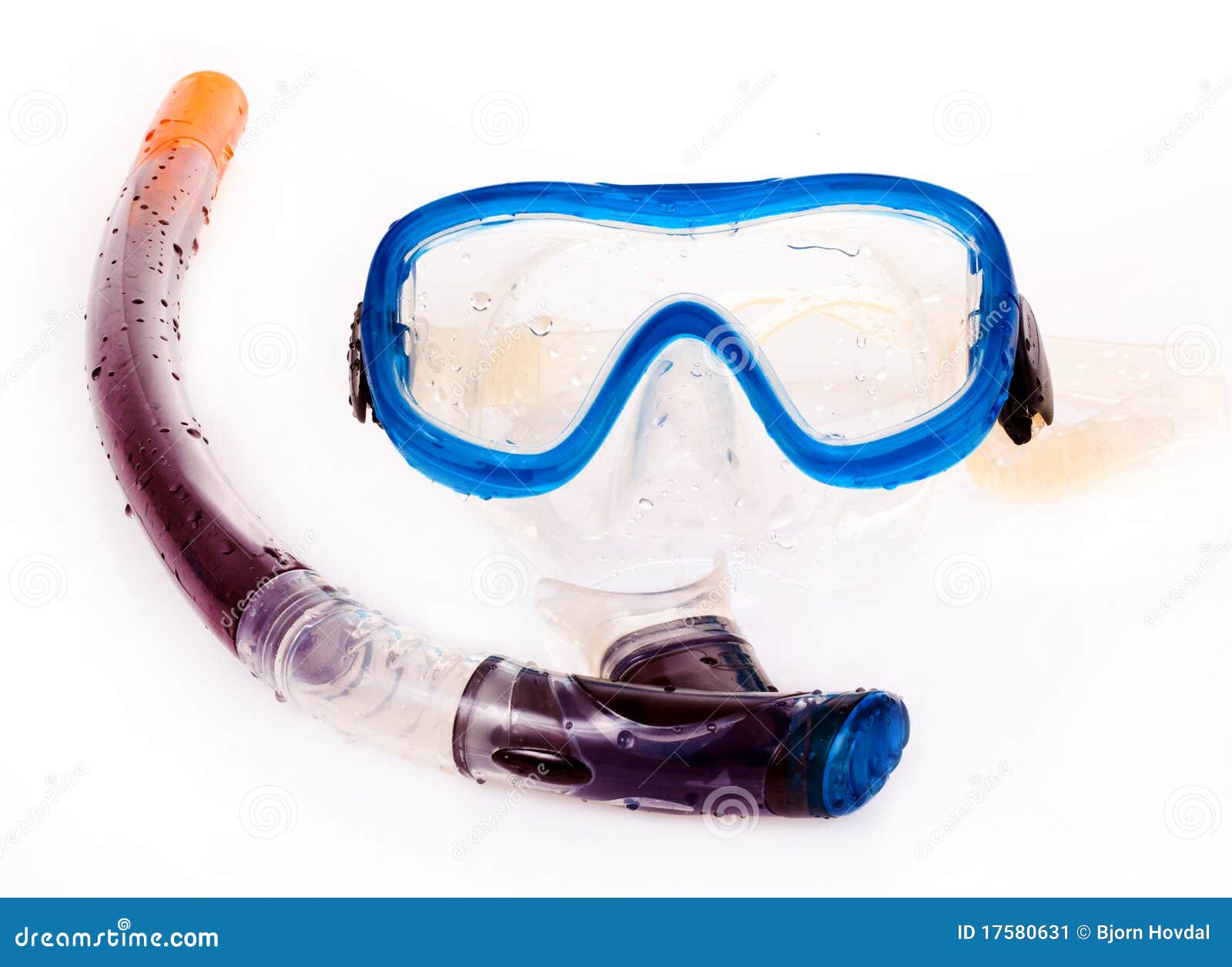 diving mask and snorkel