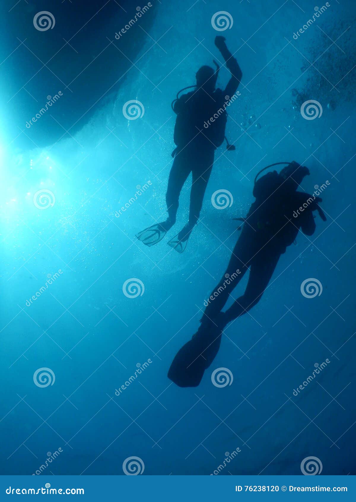 Diving Mediterranean stock photo. Image of mediterranean 76238120