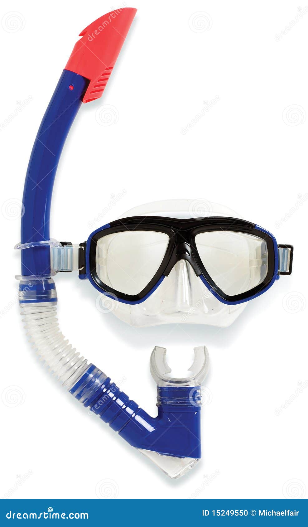 Diving snorkel and mask stock photo. Image of surf, snorkel 15249550