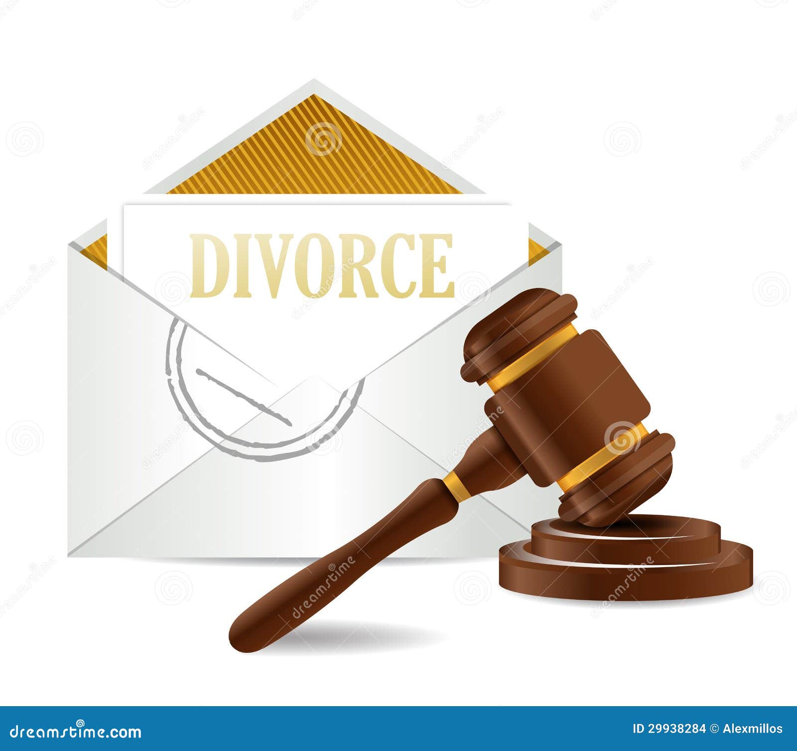 Divorce Decree Document Papers And Gavel Stock ... Divorce Decree Document Papers And Gavel Stock ...