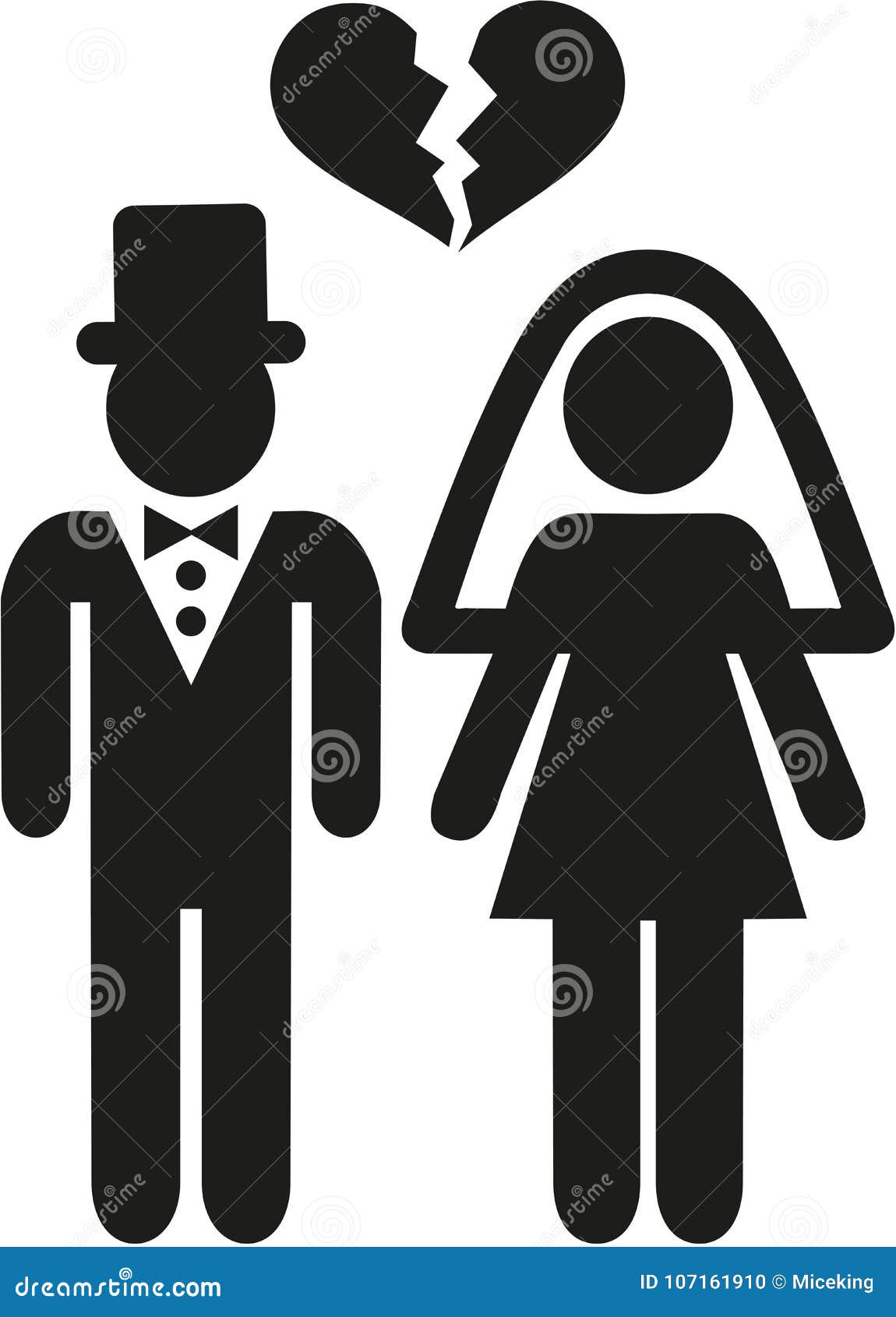 divorced couple icon
