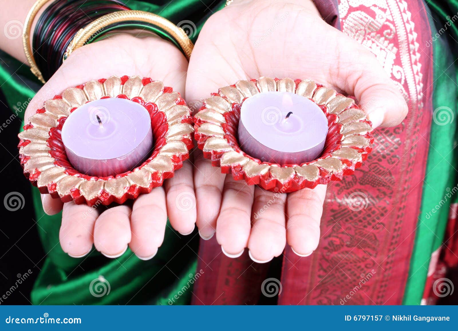 Diwali Candles stock image. Image of lamps, light, indian 6797157