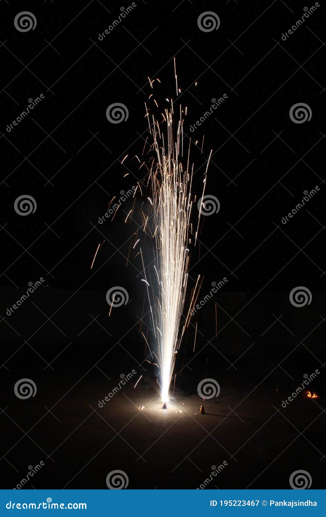 Diwali Crackers Lighting in Dark Background with Sparkles Stock Image -  Image of diwali, sparkles: 195223467