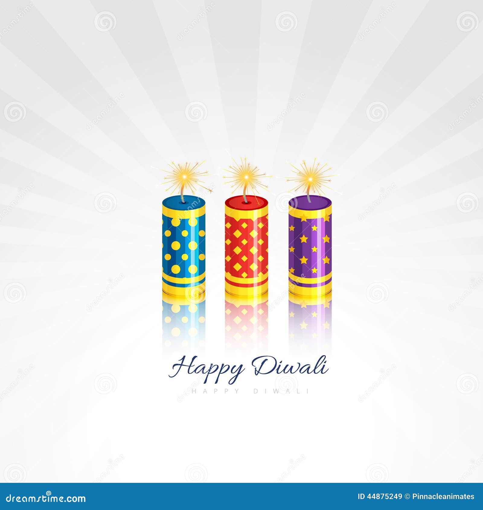 Diwali crackers stock vector. Illustration of culture - 44875249