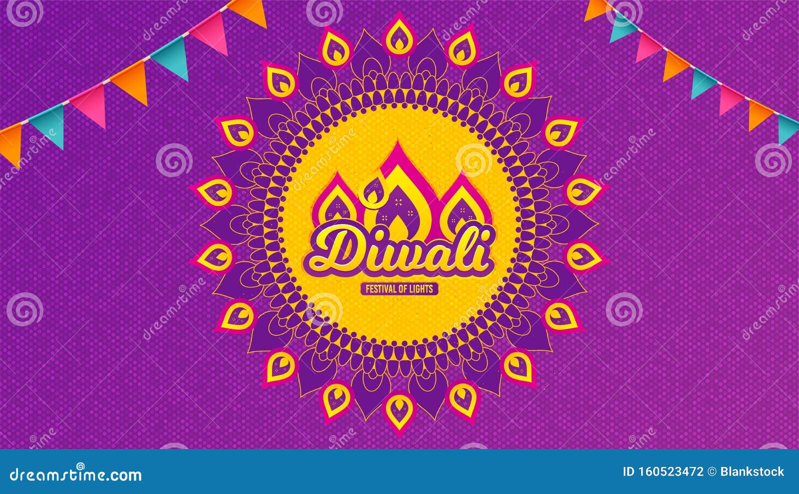 Diwali Festival Greeting Card. Hindu Festive Modern Background. Indian  Rangoli Art Concept. Vector Stock Vector - Illustration of gold, business:  160523472