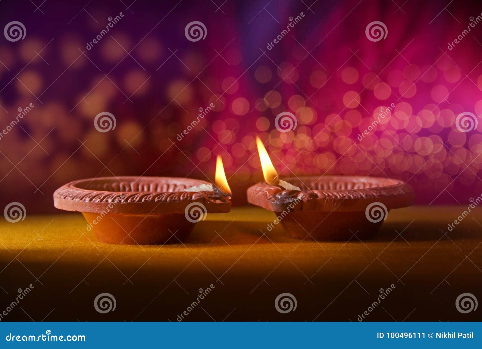 Diwali lamp stock image. Image of happy, background - 100496111