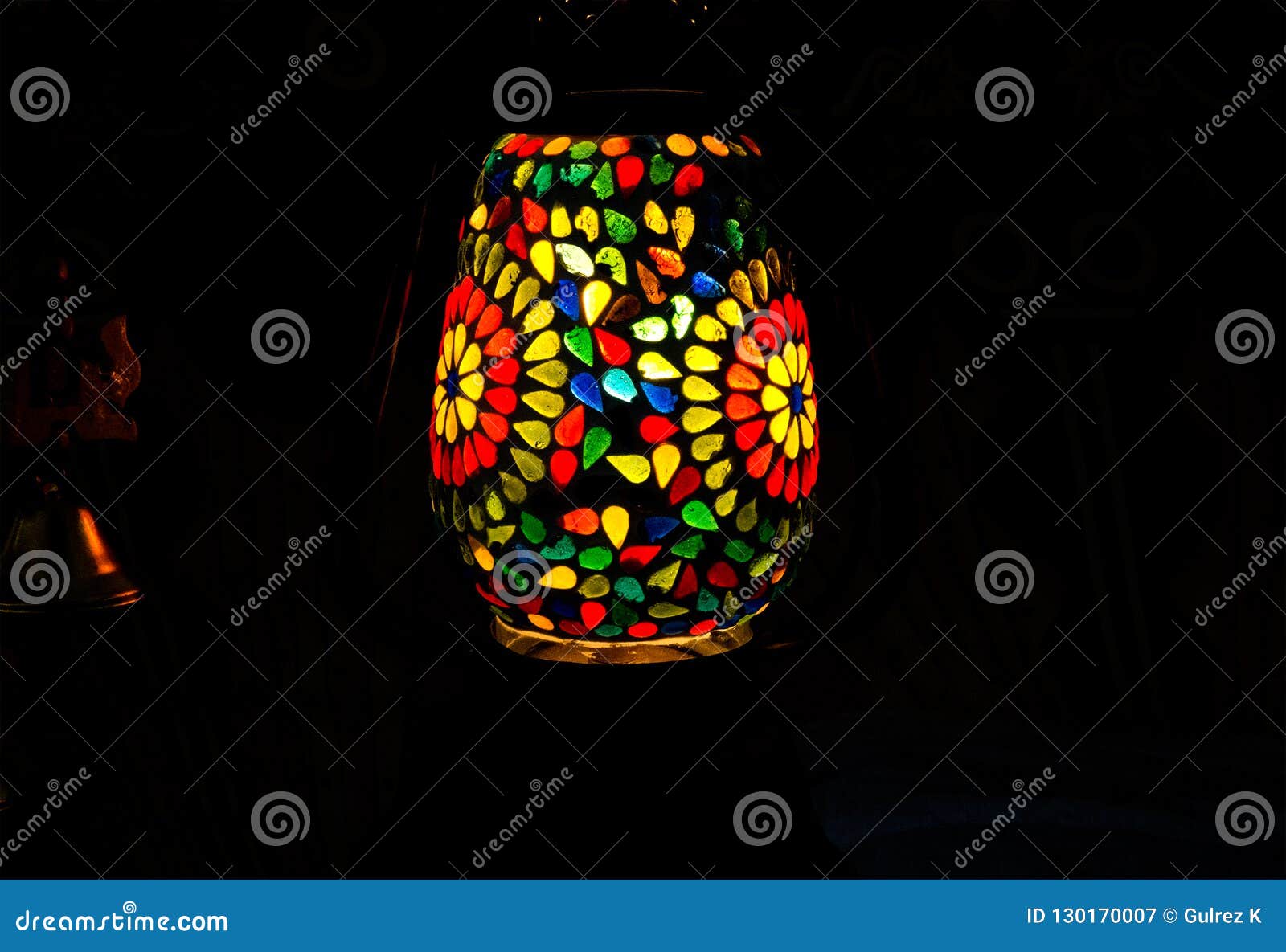 Diwali Lantern Decoration Of Lights India Stock Image