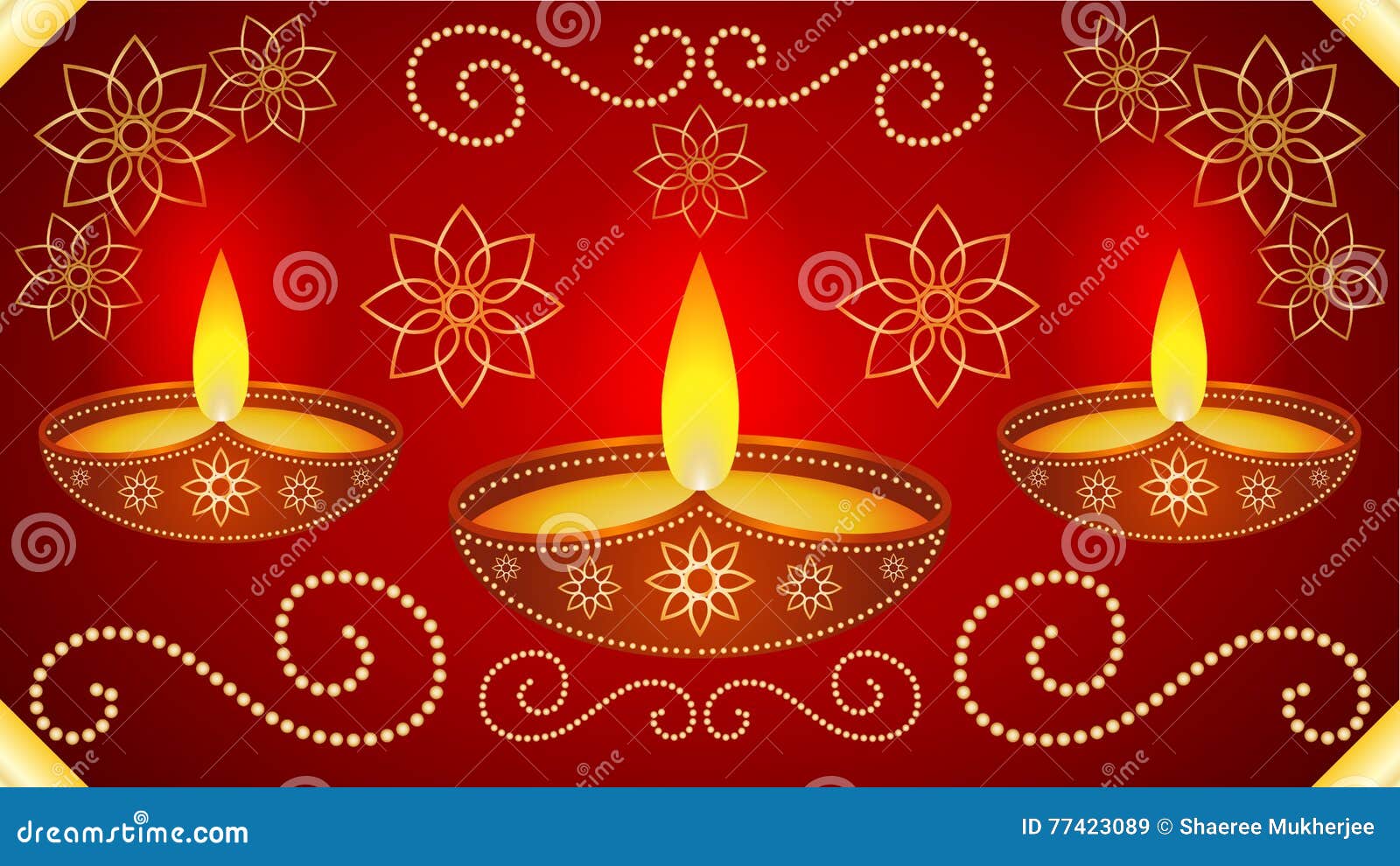 Diwali Wallpaper Background Stock Illustration - Illustration of occasion,  festival: 77423089