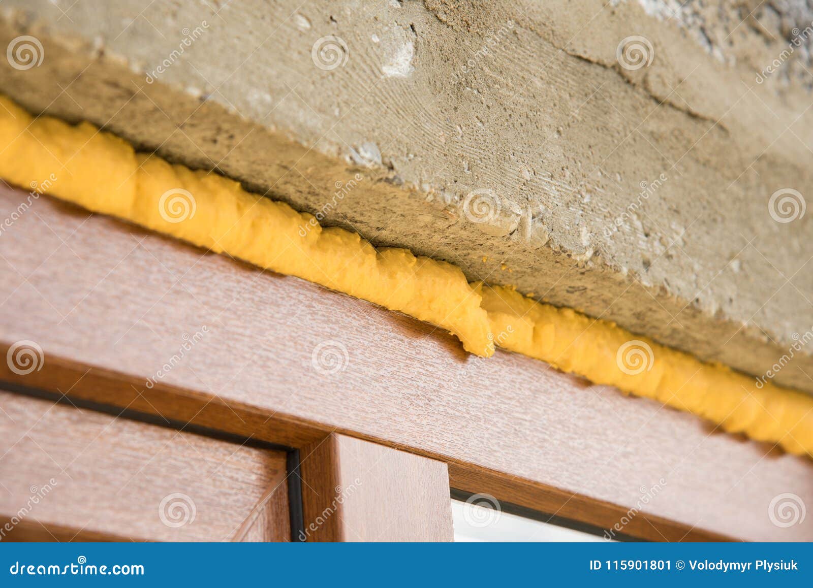 Construction Mounting PU Foam Stock Image - Image of retrofit,  polyurethane: 115901801