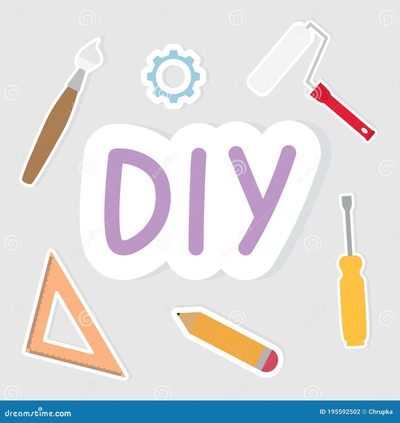 DIY - Do It Yourself acronym on white background Stock Photo - Alamy