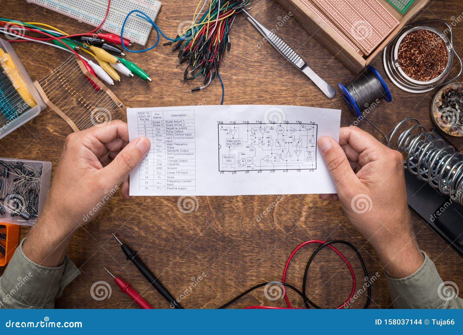 DIY Electronics Repair Making Stock Photo Image of project, modeling