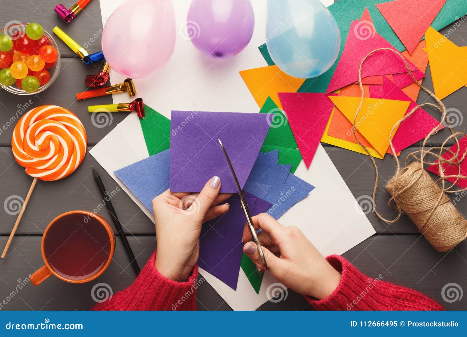 DIY Holiday Background, Birthday Party Decorations Stock Image - Image of  design, background: 112666495