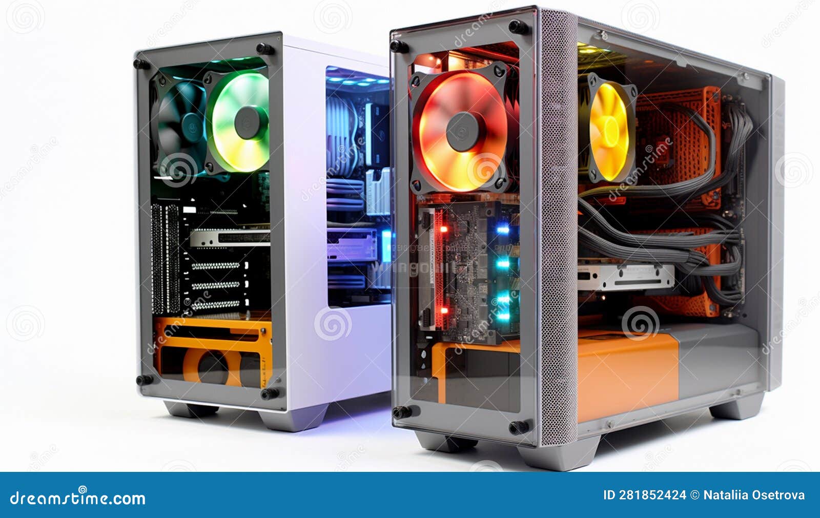 diy pc builds to suit specific needs, including low-volume, quiet operation, or unique s. close-up. generative ai