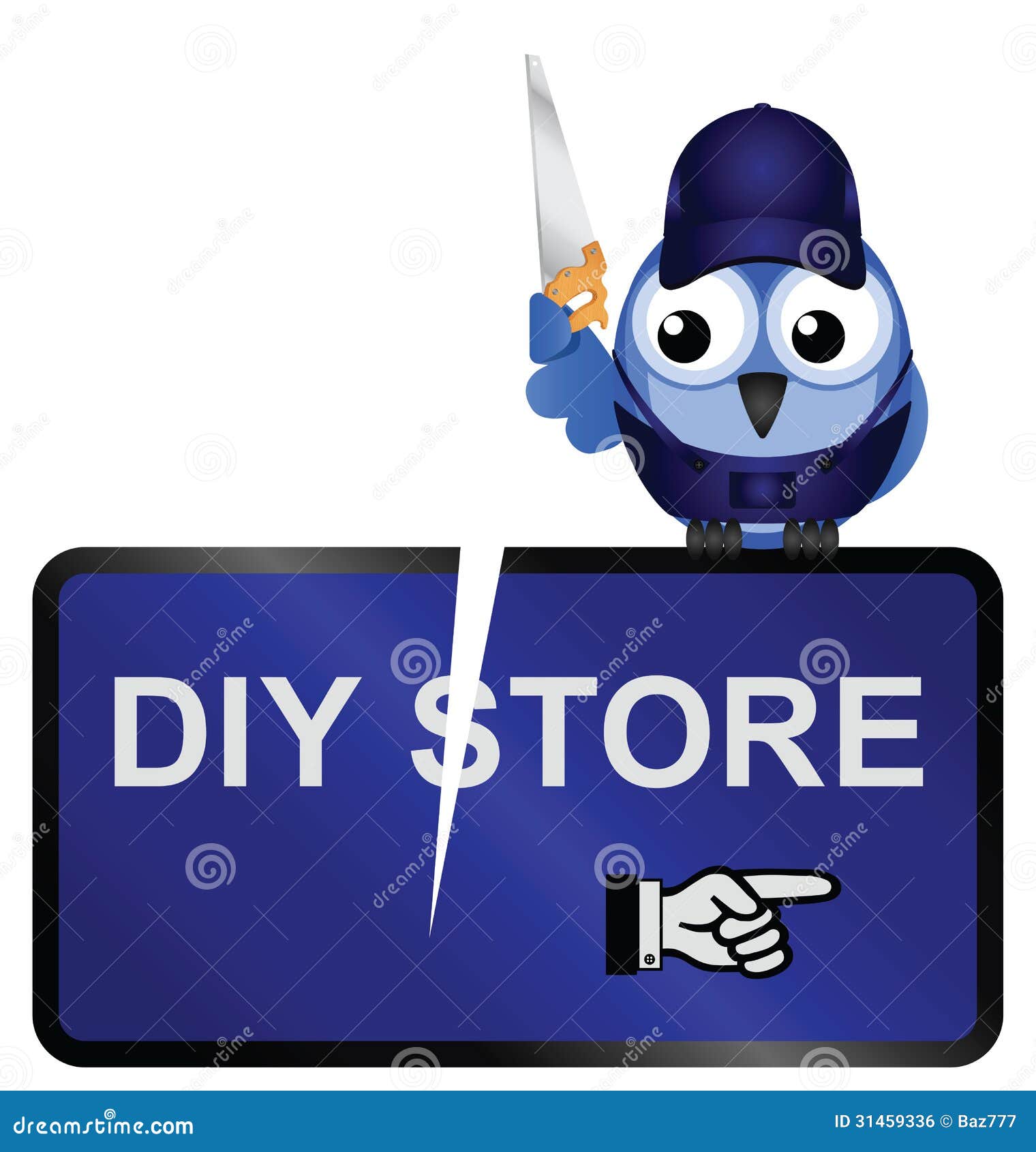 DIY Store Sign stock vector. Illustration of sign, retail - 31459336