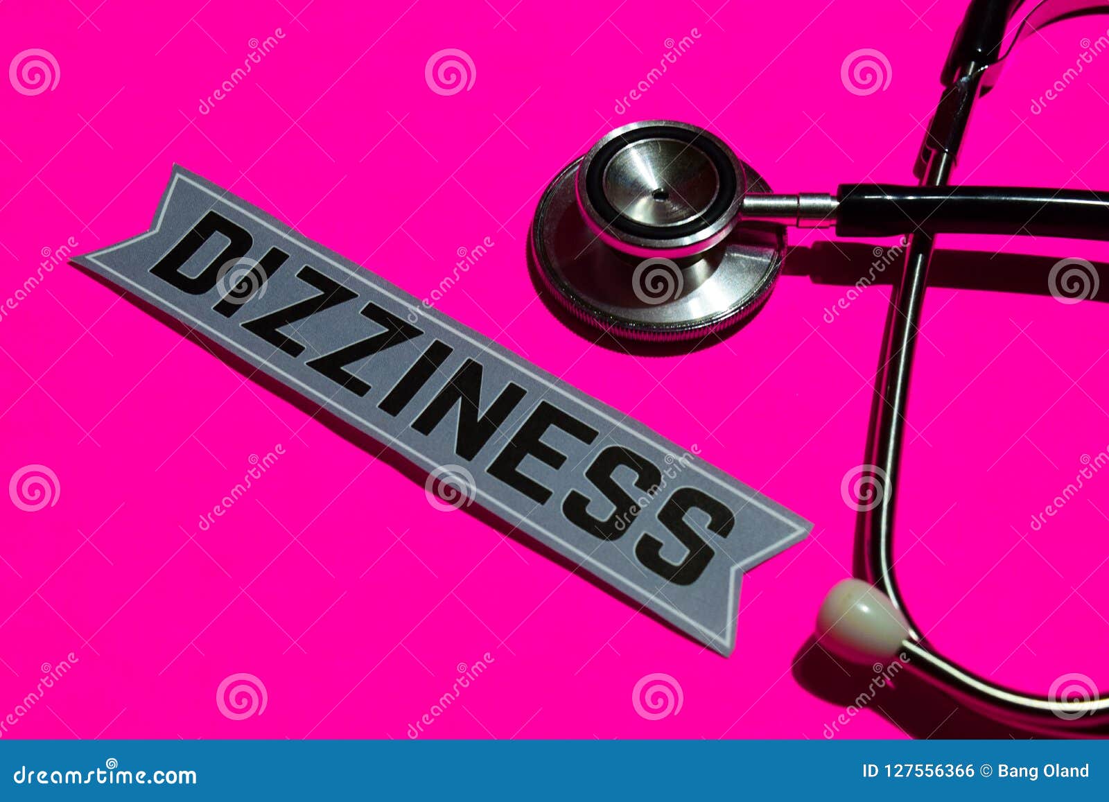 dizziness on the paper with medicare concept