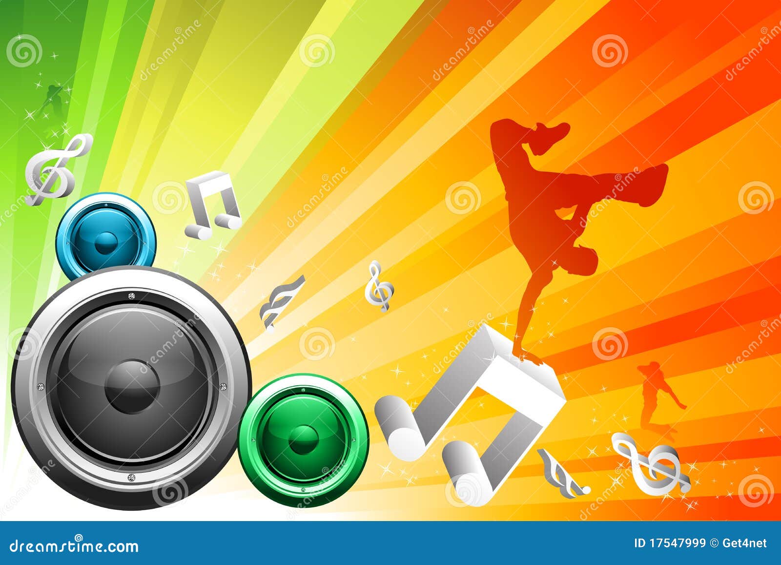 Dj background stock vector. Illustration of discoteque - 17547999