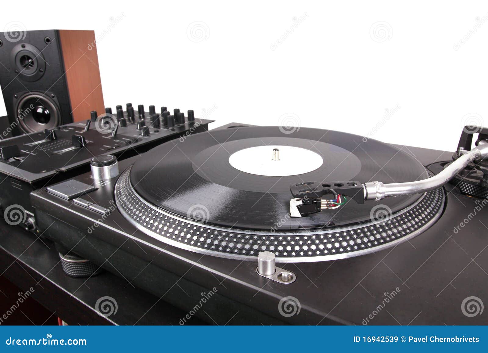 Dj equipment stock image. Image of faders, monitor, gramophone 16942539