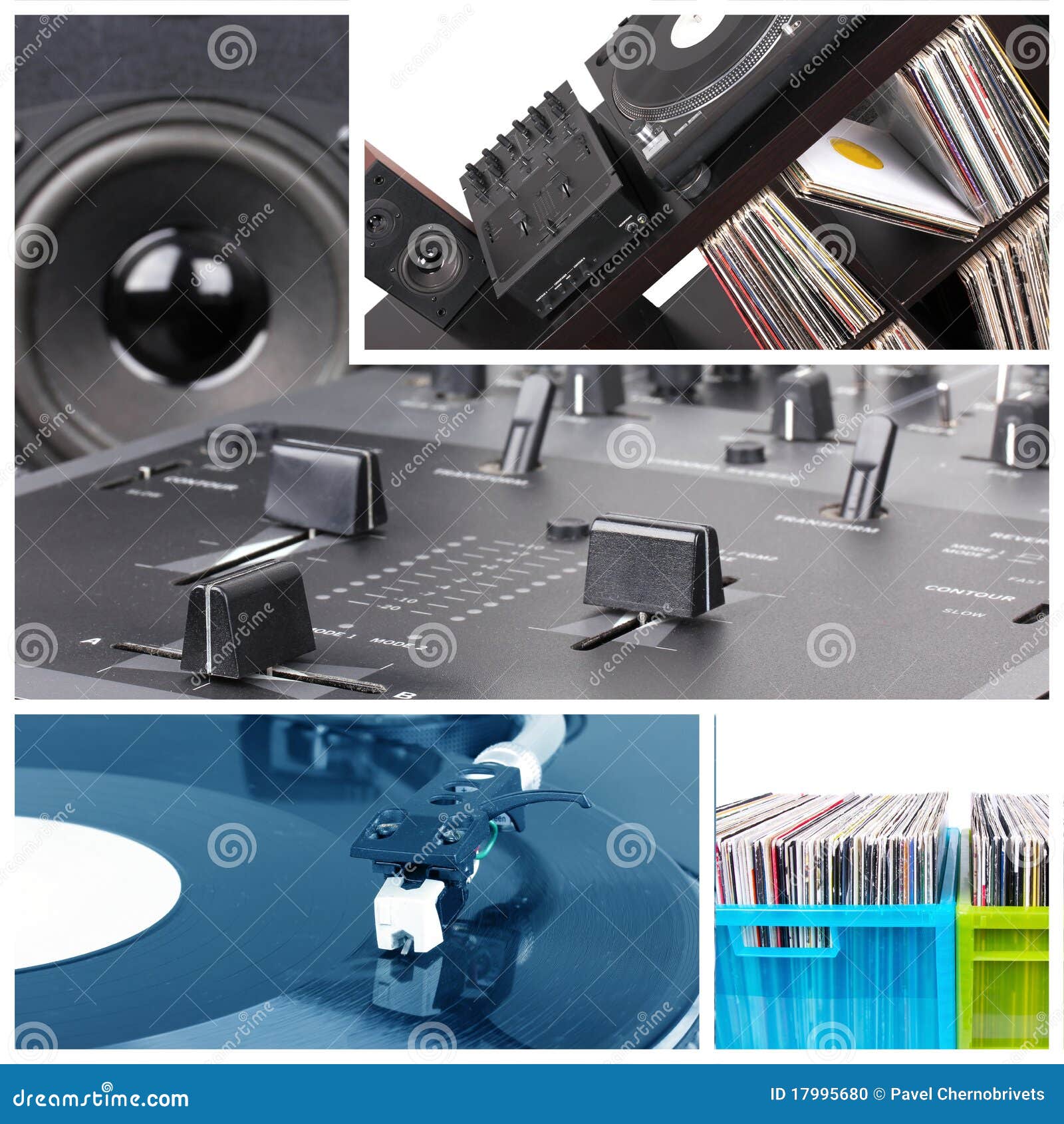 Dj Equipment stock photo. Image of deejaying, retro, 17995680
