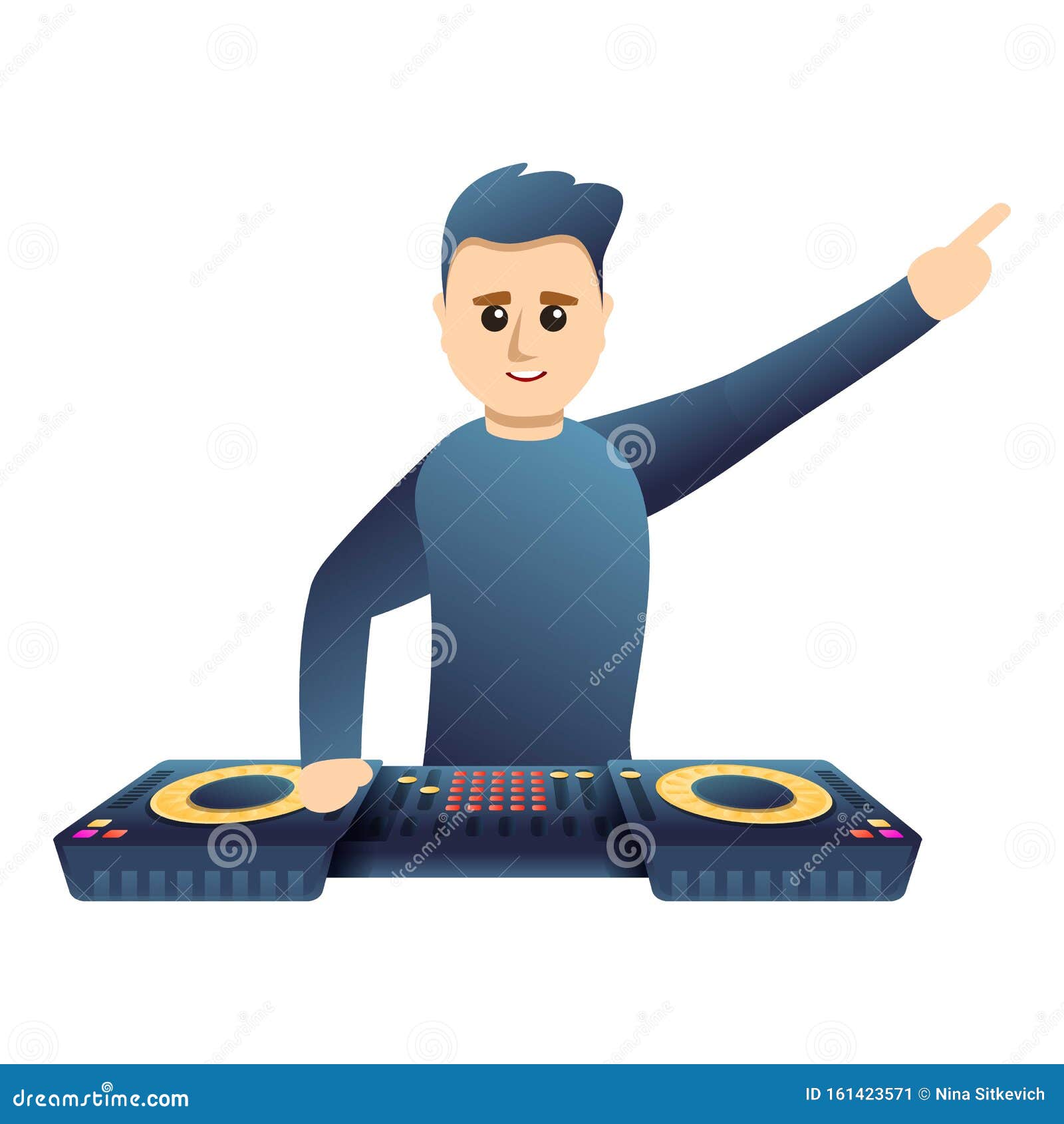 Dj Music Party Icon, Cartoon Style Stock Vector - Illustration of face, couple: 161423571 Dj Music Party Icon, Cartoon Style Stock Vector - Illustration of face, couple: 161423571