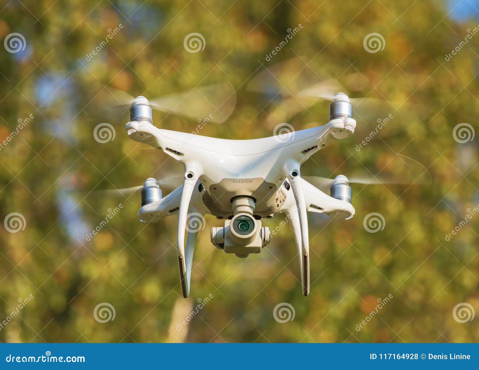 DJI Phantom 4 Pro Drone Flying Editorial Stock Photo Image of