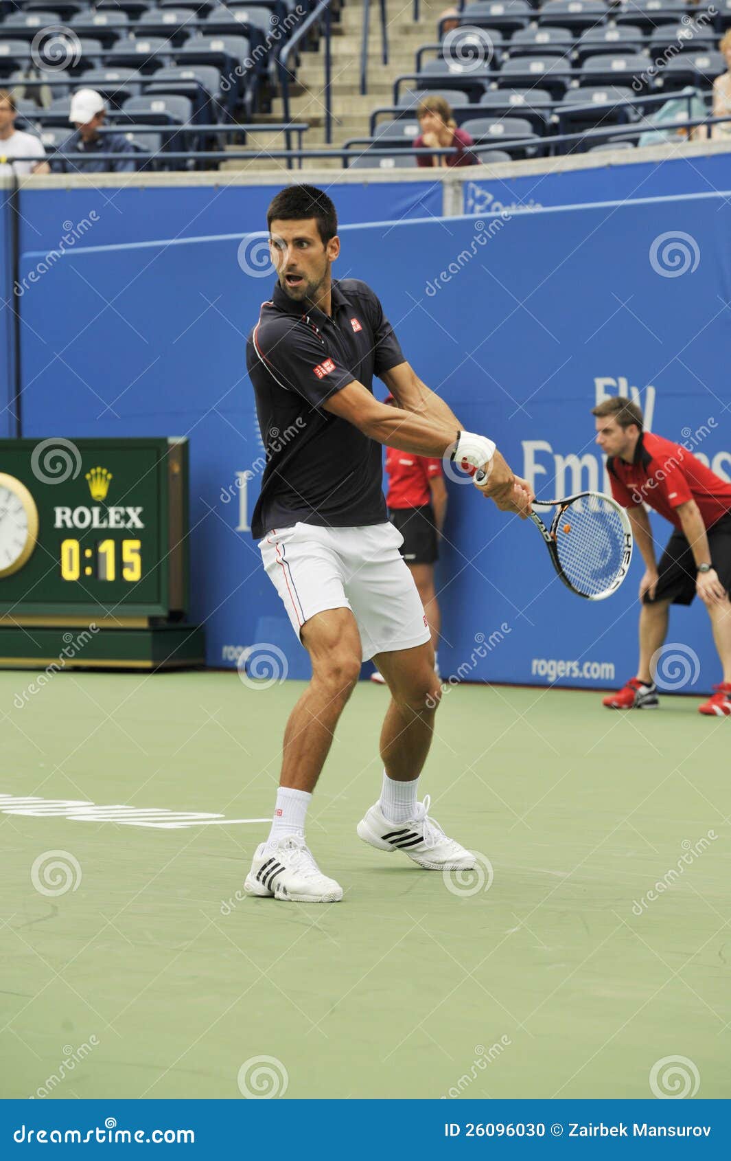 Djokovic Rogers Cup 2012 (104) Editorial Image Image of look, blue