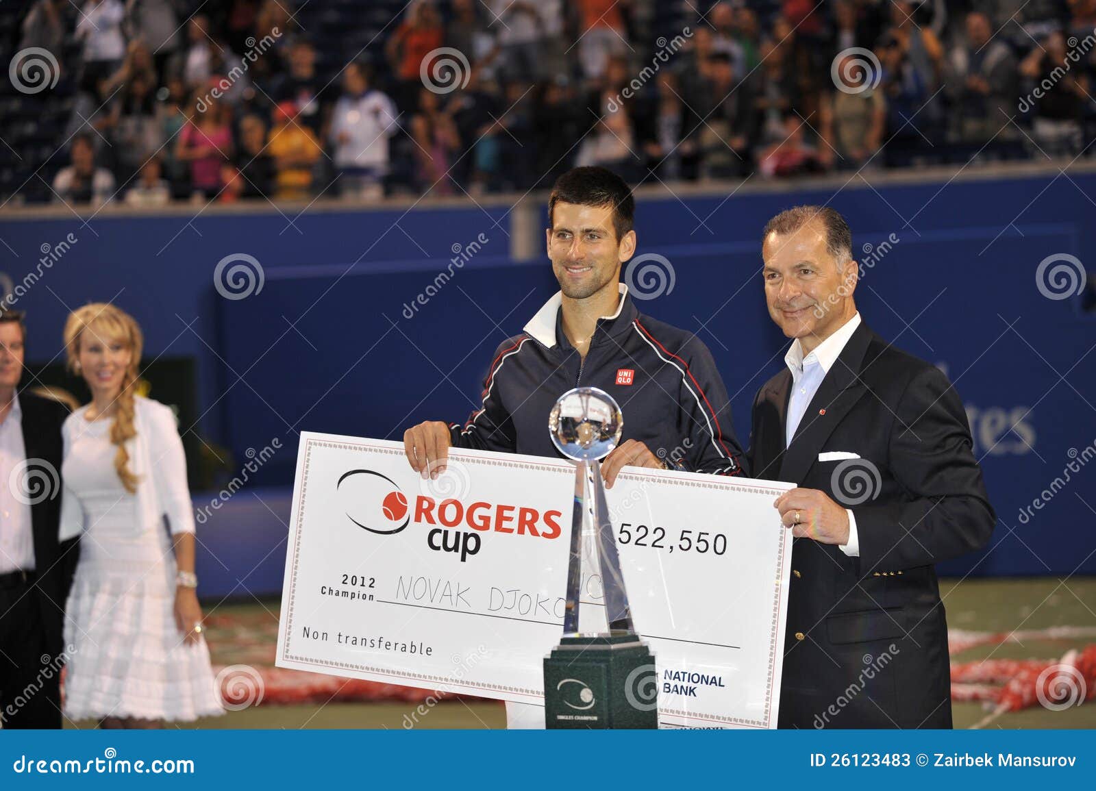 Djokovic Winner of Rogers Cup 2012 (2) Editorial Stock Photo Image of