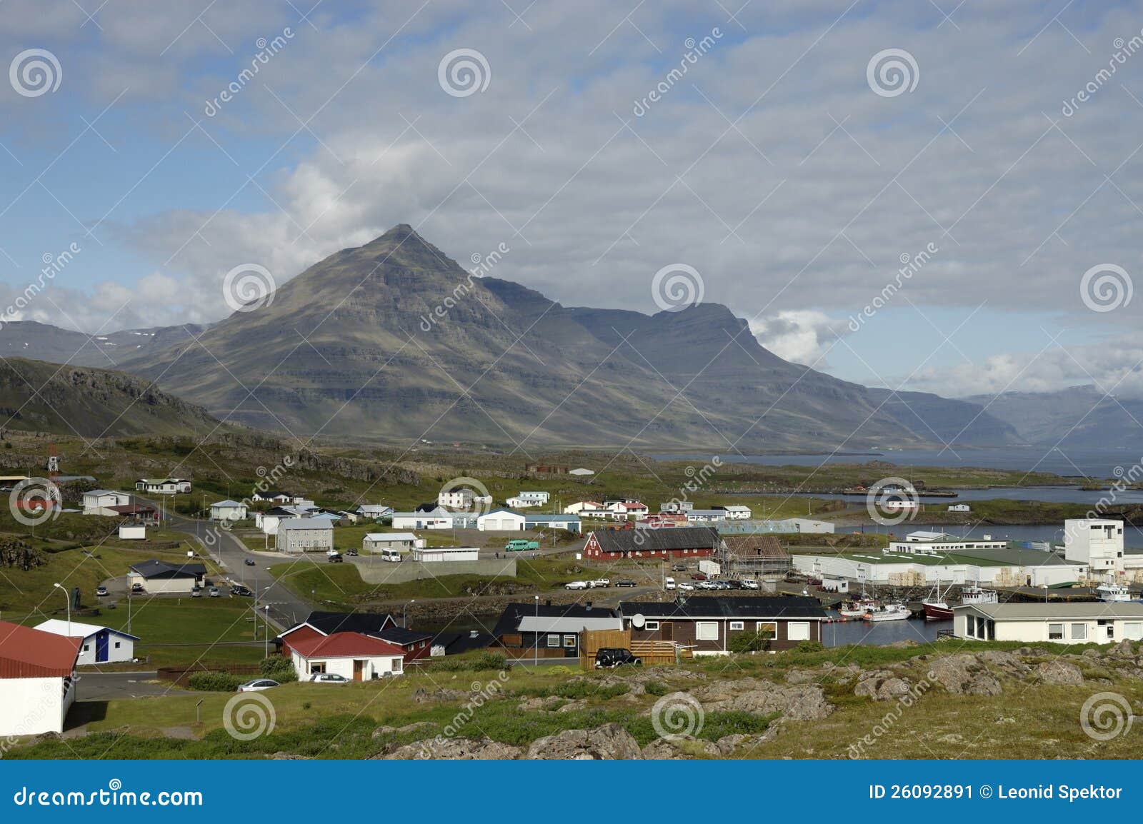 djupivogur town, iceland.