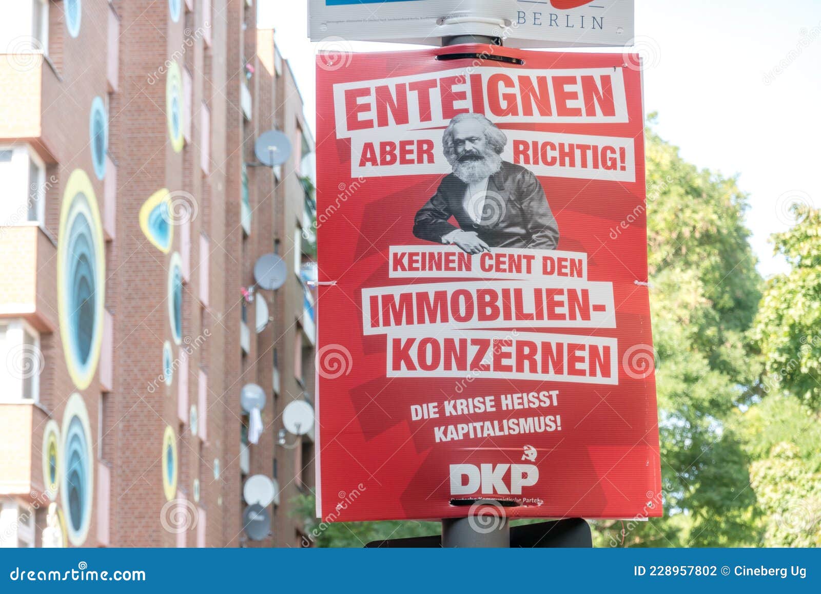 DKP German Communist Party Election Campaign Poster Editorial Photography -  Image of democracy, government: 228957802