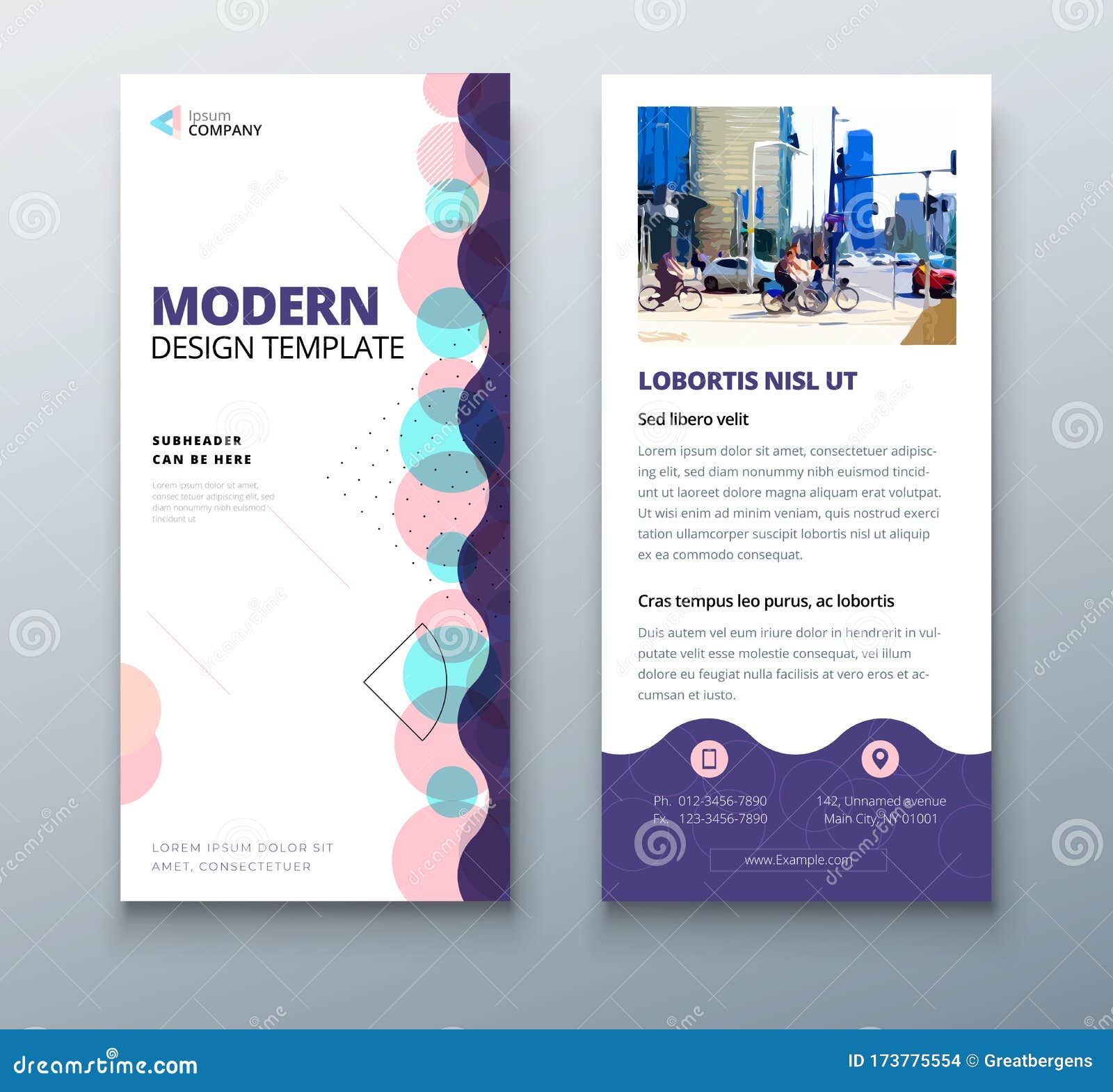 dl flyer  with square s, corporate business template for dl flyer. creative concept flyer or banner layout.