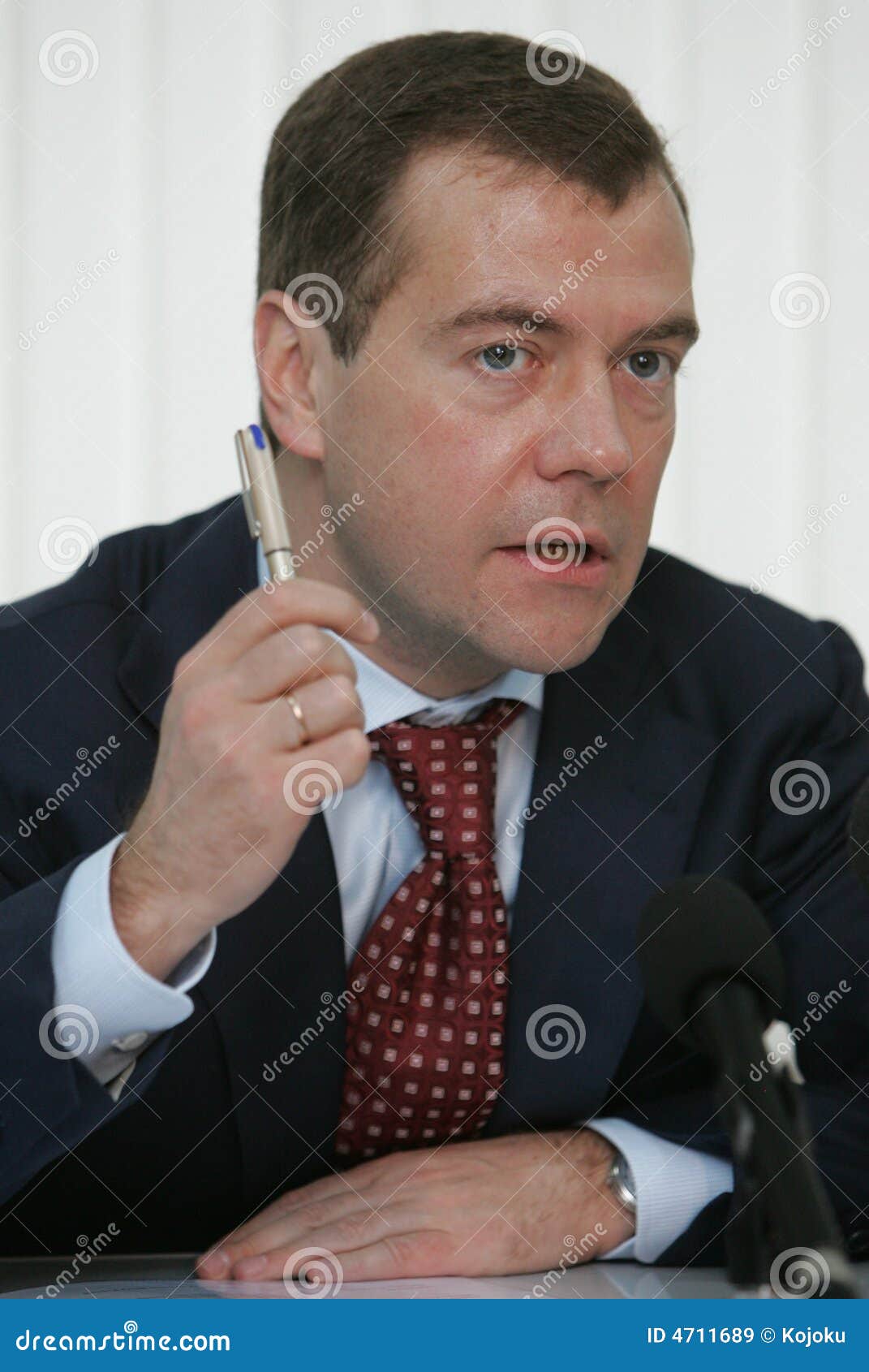 Dmitry Medvedev editorial stock image. Image of businessperson - 4711689